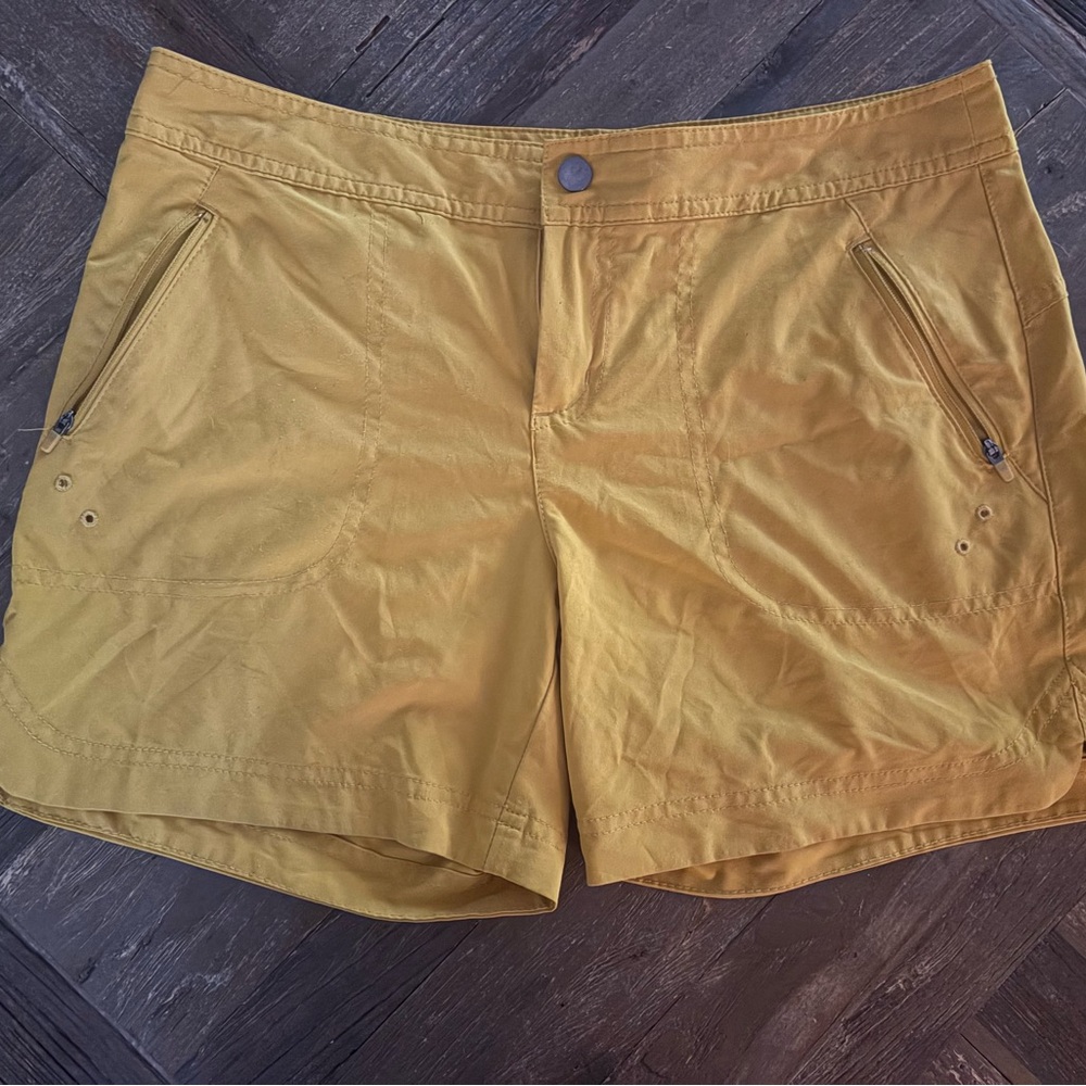 Title Nine Women's Mustard Yellow Athletic Shorts